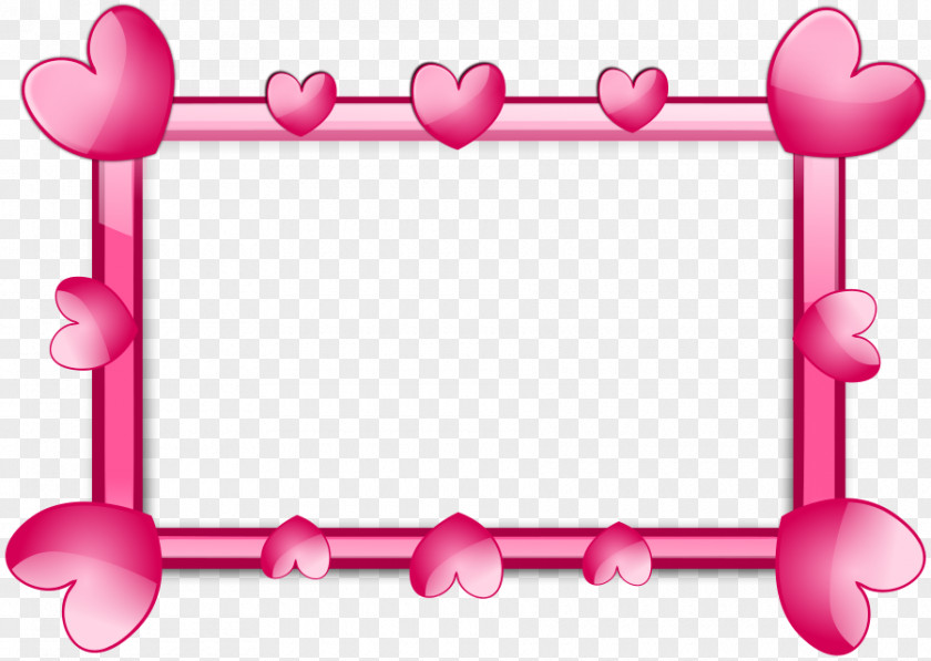 Borders And Frames Clip Art Vector Graphics Heart Frame PNG