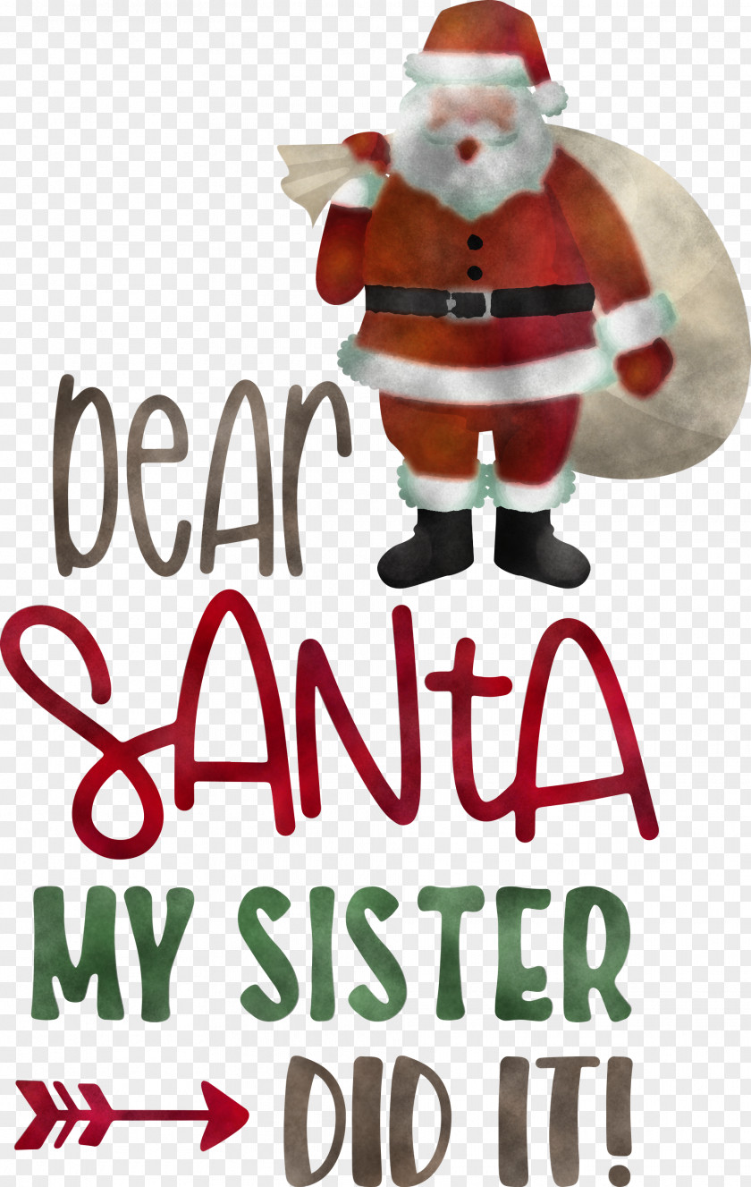 Dear Santa Christmas PNG