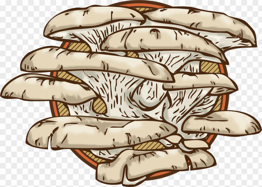 Delicious Mushrooms Oyster Edible Mushroom Logo PNG