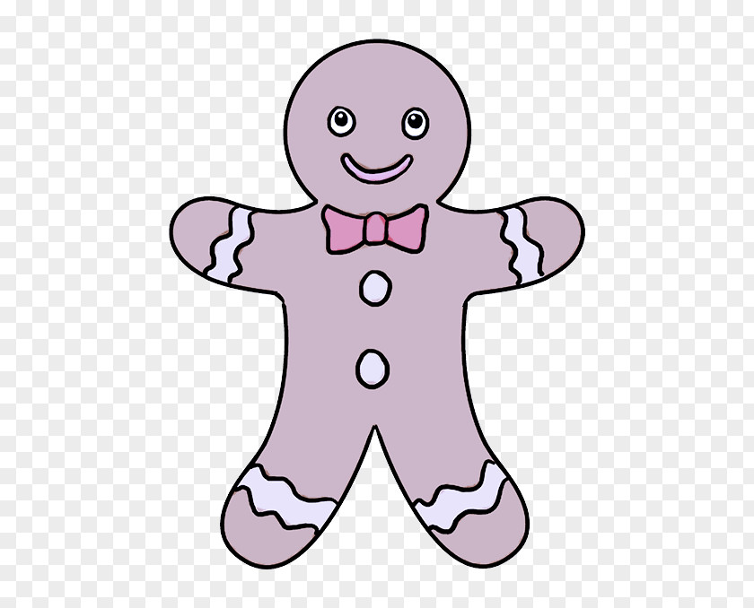 Pink Cartoon Gingerbread PNG