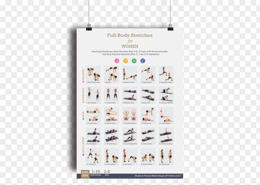 Exercise Poster Stretching Bodyweight Flexibility Dumbbell PNG