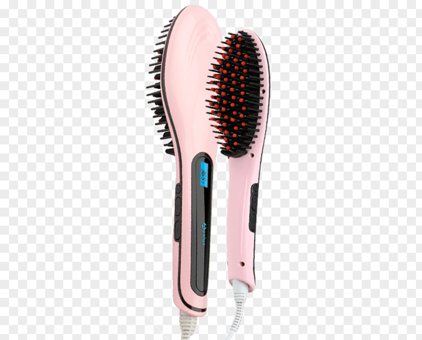 Hair Iron Comb Straightening Brush PNG