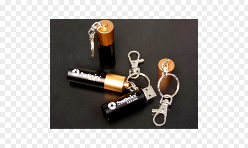 Hanging Pin USB Flash Drives Electric Battery Metal PNG