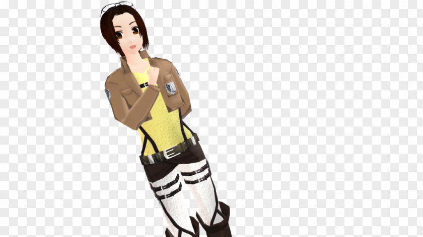 Hanji Finger Costume Cartoon Character PNG