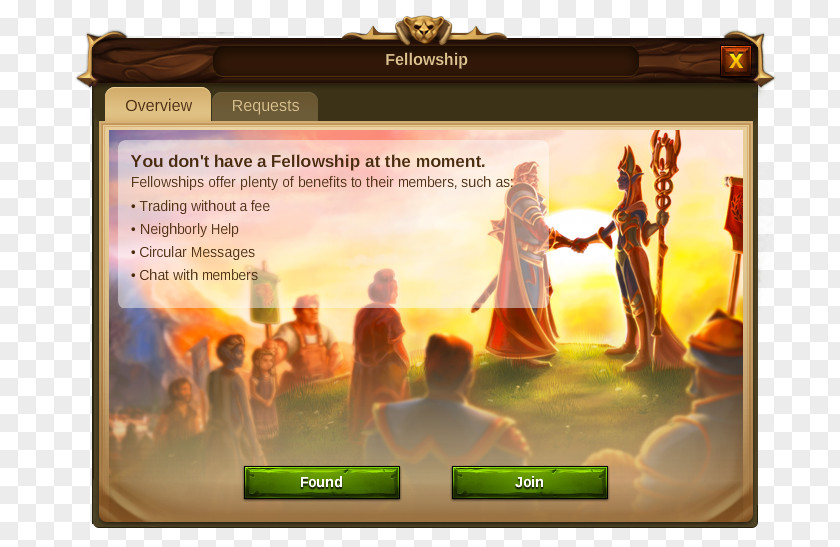 Joined Elvenar Strategy Game Community Confraternity PNG