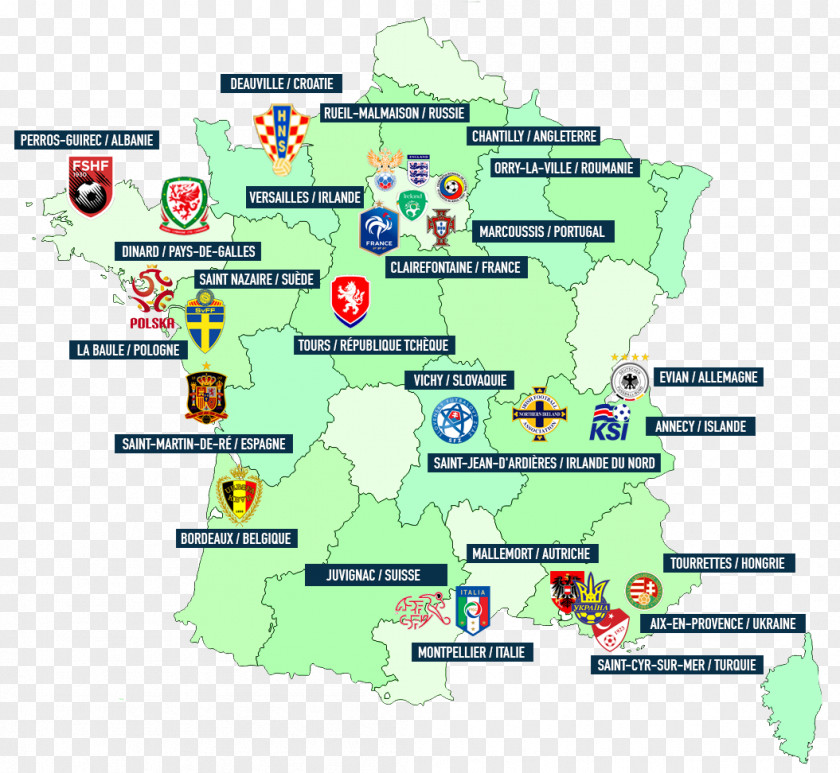 Premier Juillet UEFA Euro 2016 2016–17 League Goal Map PNG