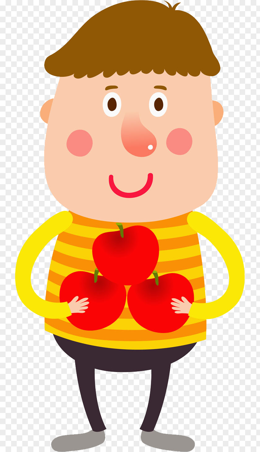 The Boy With Apple Mathematics Child Toddler Play PNG