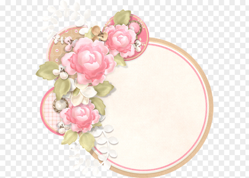 Pastel Flowers Paper Picture Frames Flower Clip Art PNG