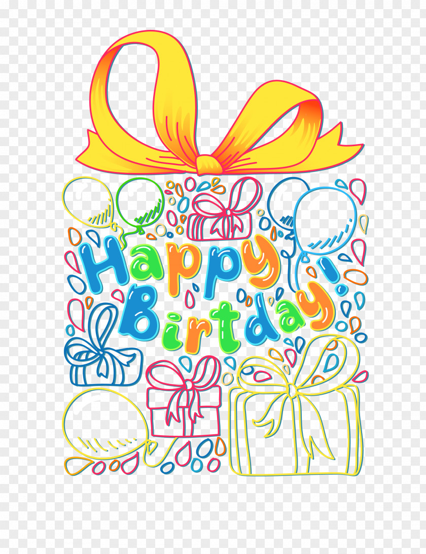 Gift Package Download Happy Birthday To You Shoelace Knot Clip Art PNG