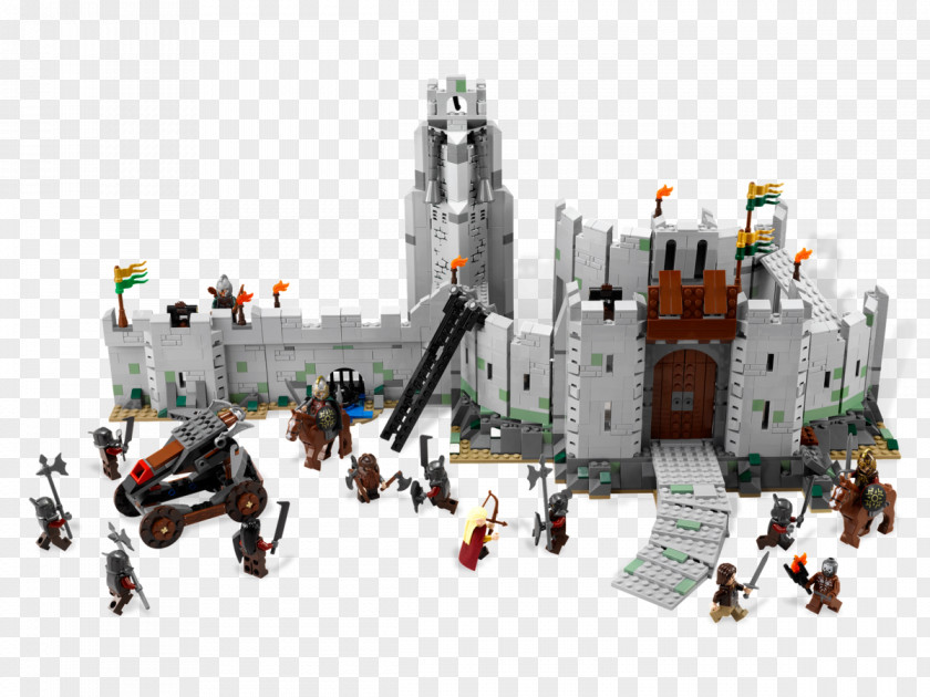 Lego The Lord Of Rings Battle Hornburg Uruk-hai Rings: For Middle-earth Saruman PNG
