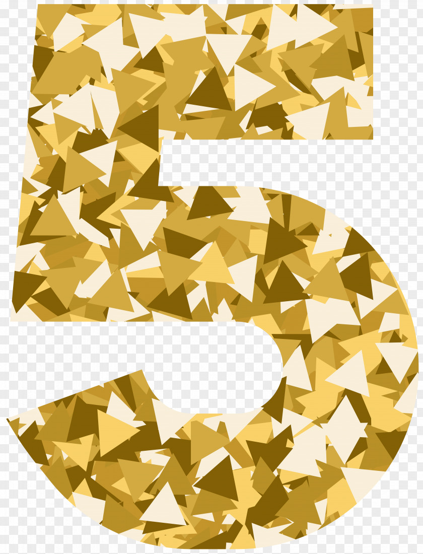 Number 5 Geometry Triangle Geometric Shape Clip Art PNG
