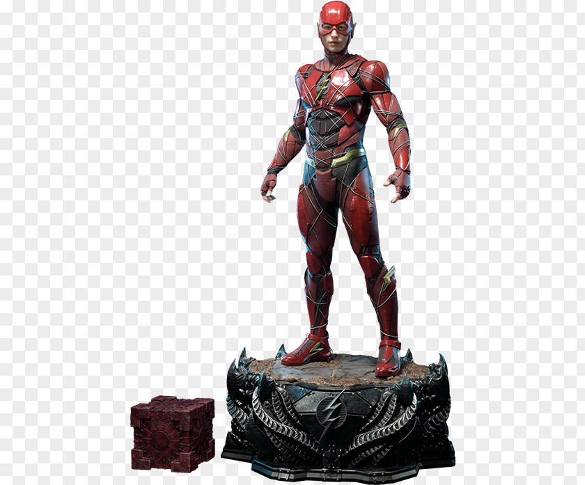 Silo Justice League Heroes: The Flash Cyborg Superman Figurine PNG