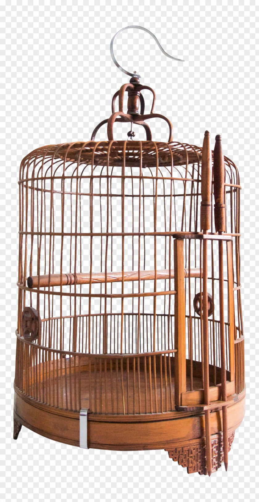 Bamboo Bird Cage Product Design 4K Resolution PNG