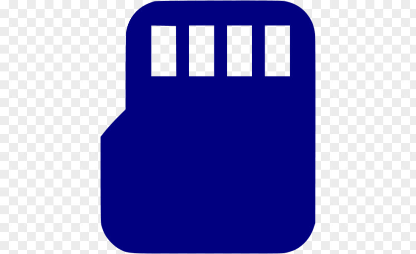 Blue CompactFlash MicroSD PNG