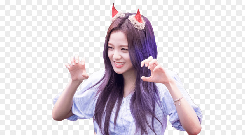 Jisoo Blackpink Long Hair FAKE LOVE Bundang Coloring PNG