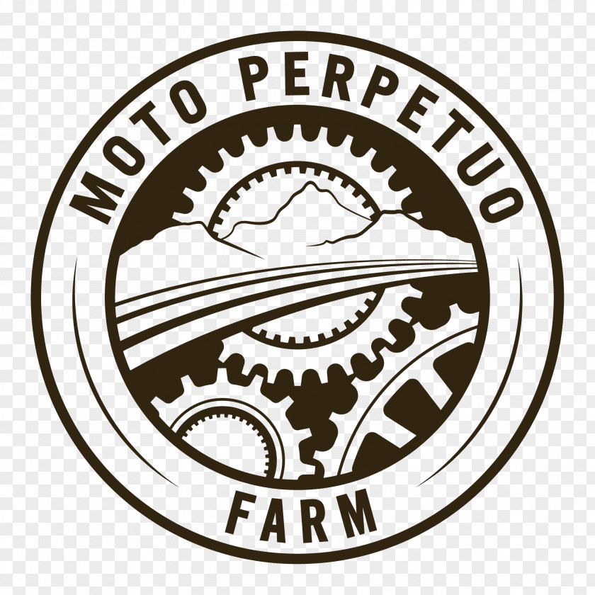 M Organization Emblem FarmBho Graphic Logo Black & White PNG