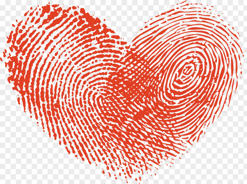 Fingerprint Love Icon PNG