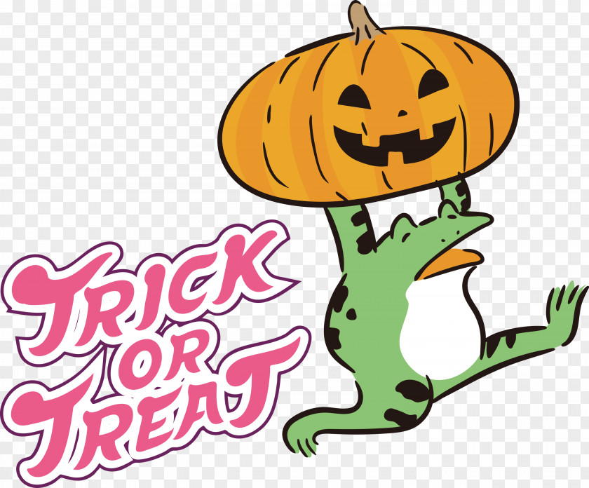 TRICK OR TREAT Happy Halloween PNG