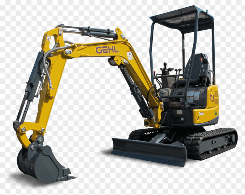 Excavator Compact Heavy Machinery Gehl Company Loader PNG