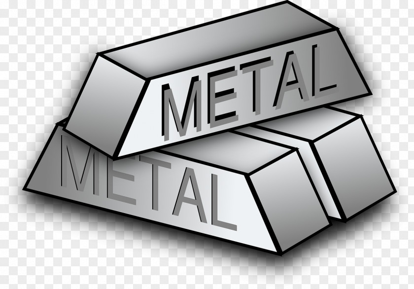 Gray Silver Bullion Metal Scrap Steel Clip Art PNG