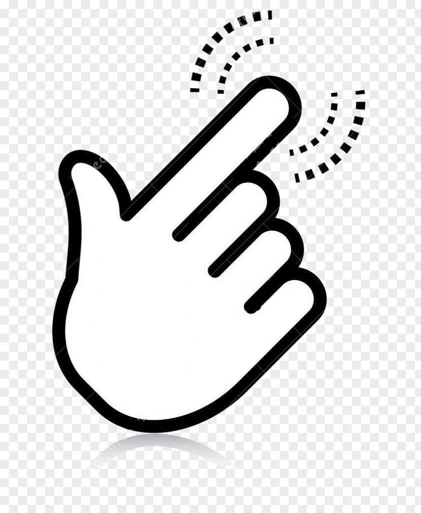 Hand Pointer Index Finger Point And Click Clip Art PNG