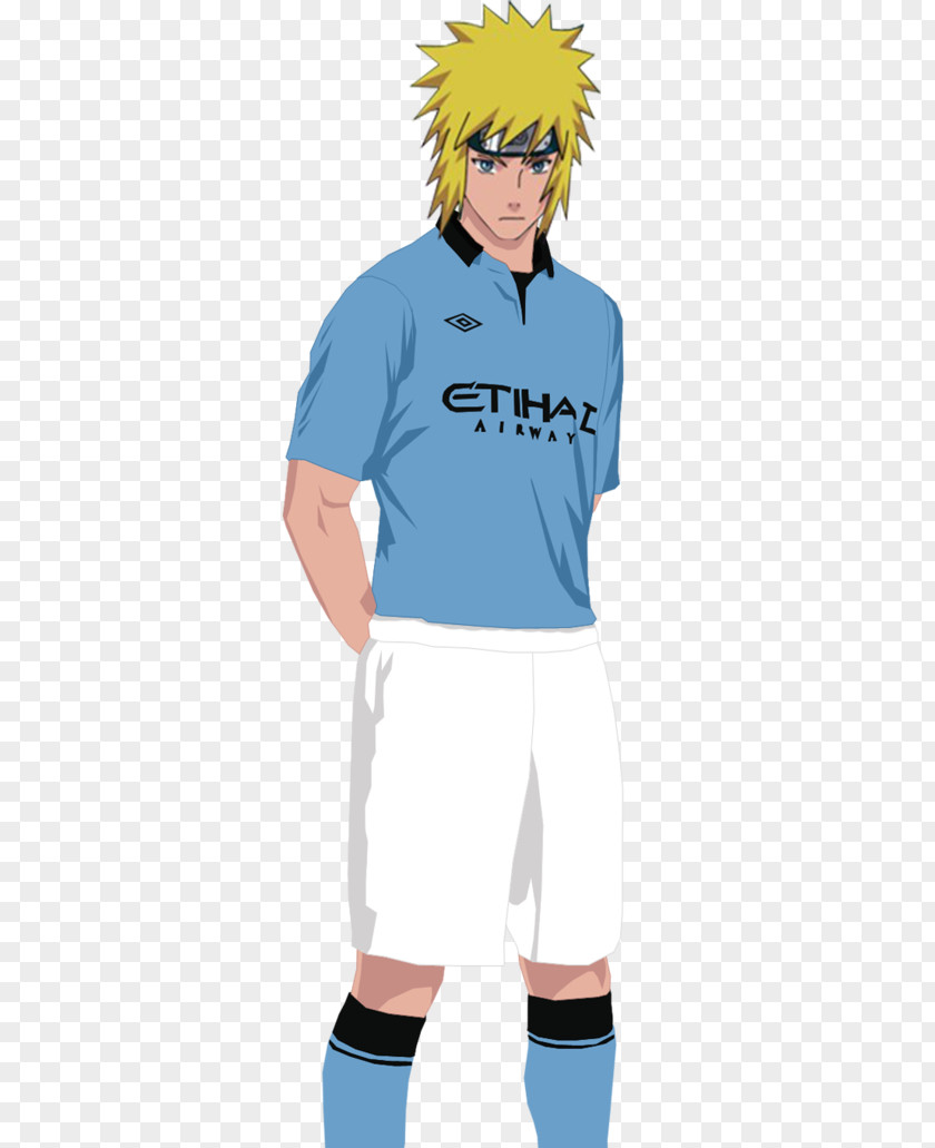 T-shirt Jersey Minato Namikaze Kakashi Hatake Manchester City F.C. PNG