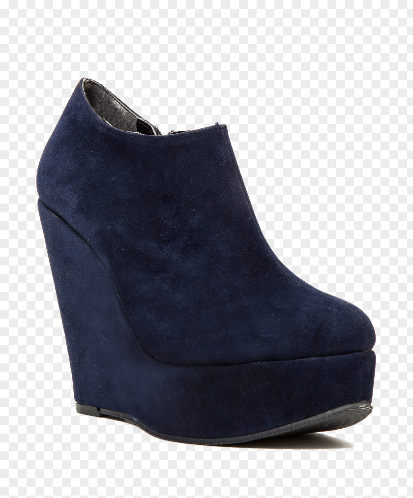Boot Suede Cobalt Blue Shoe PNG
