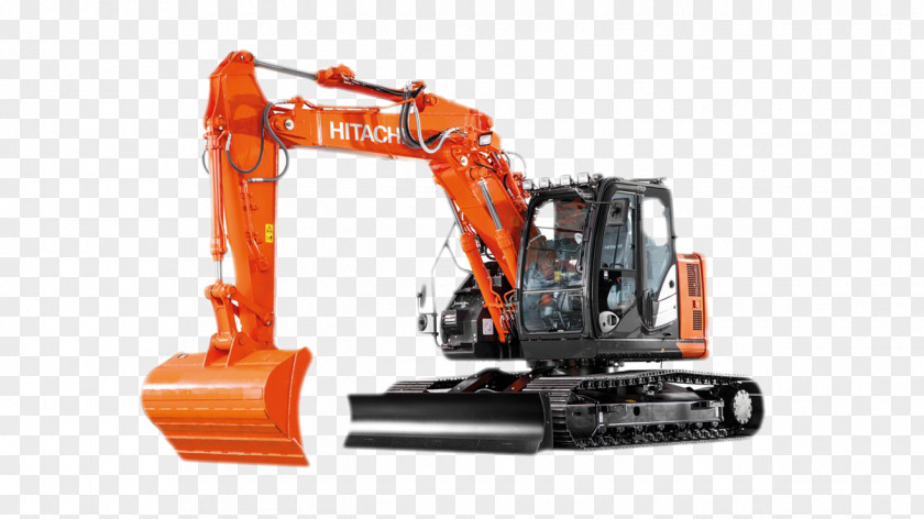 Excavator Heavy Machinery Hitachi Tractor PNG