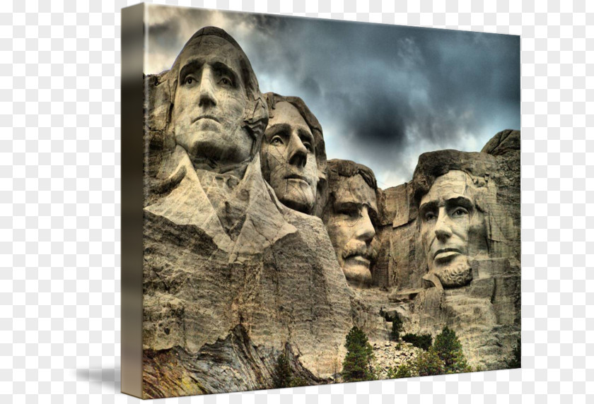 Mount Rushmore National Memorial Sculpture Stone Carving Ancient History Archaeological Site PNG