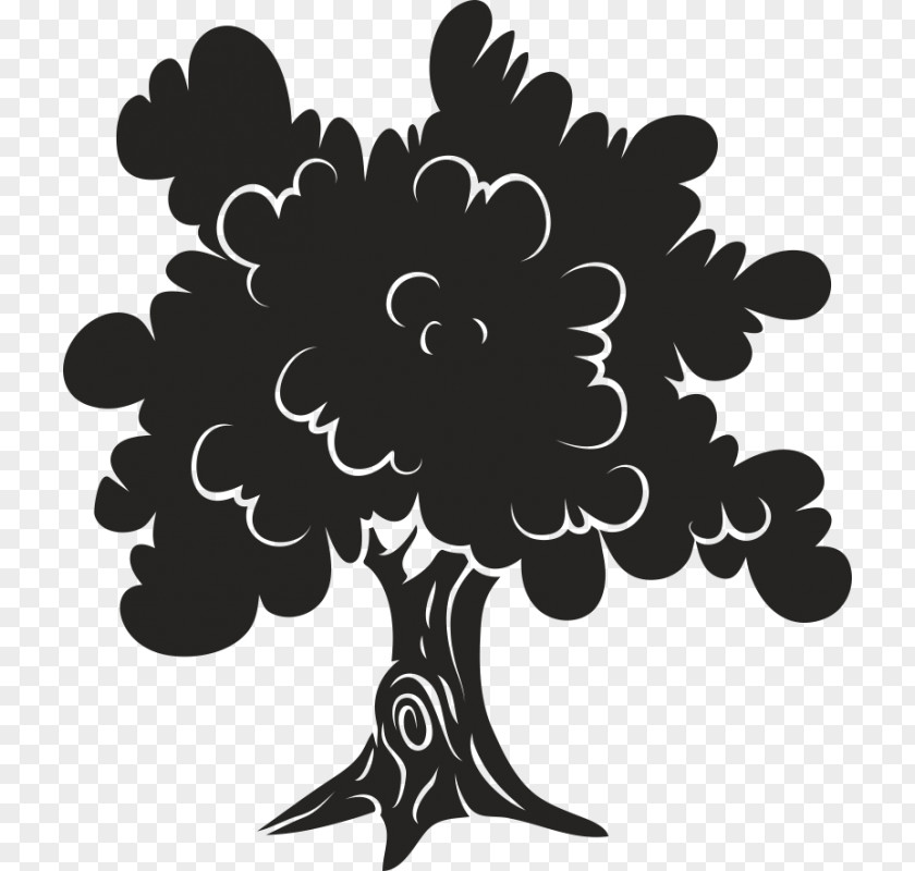 Silhouette Tree Clip Art PNG