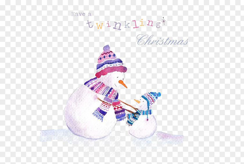 Christmas Snowman Ornament Xmas Illustration PNG