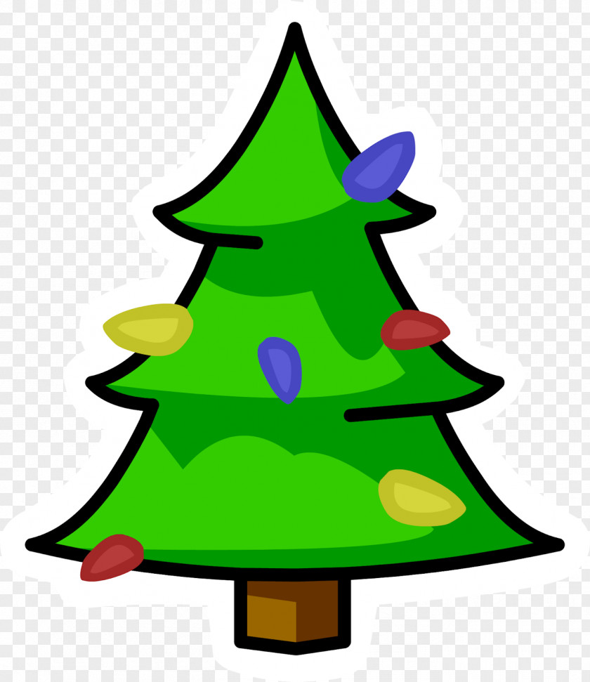 Christmas Tree Club Penguin Island Day PNG