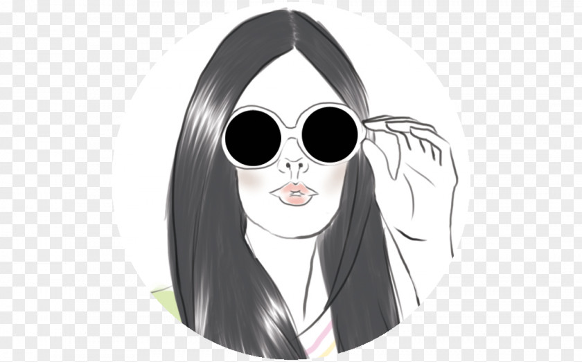 Fashion Figure Illustration Sunglasses Nose Mammal White PNG