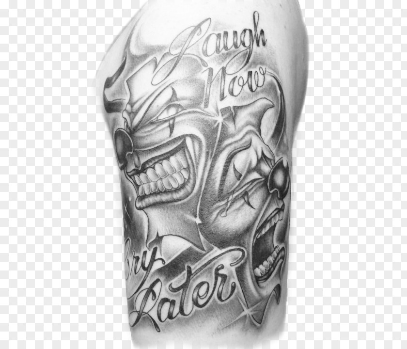 Arm Tattoo Joker Evil Clown Laughter PNG