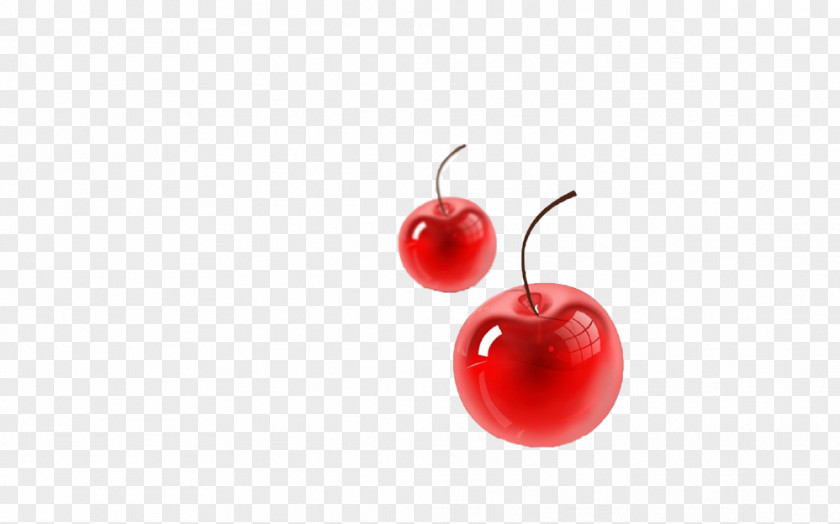 Bright Cherry Picture Material Heart Computer Wallpaper PNG