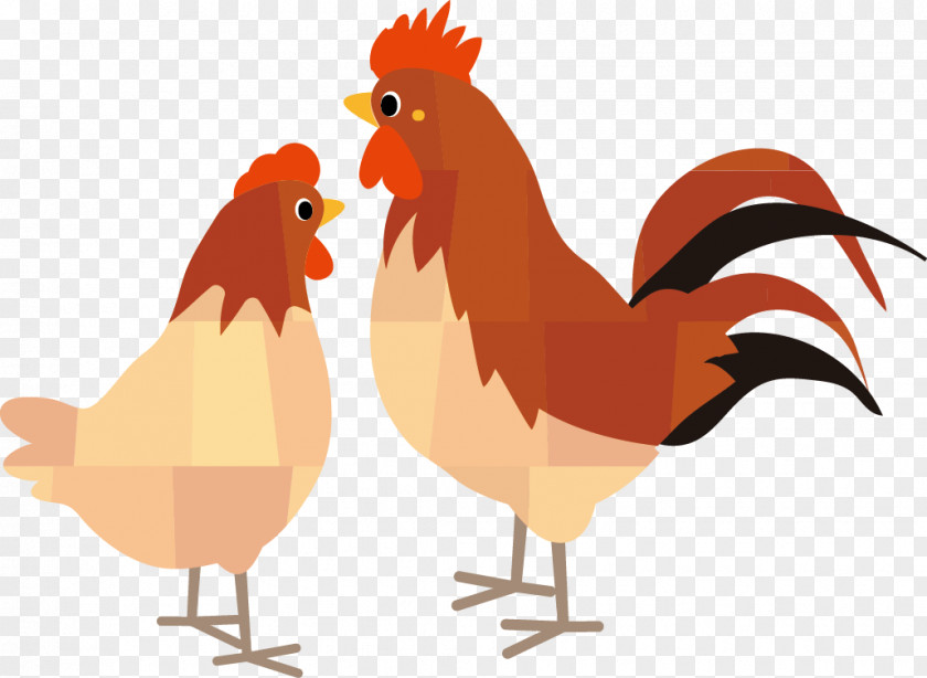 Chicken Rooster New Year Card 0 PNG