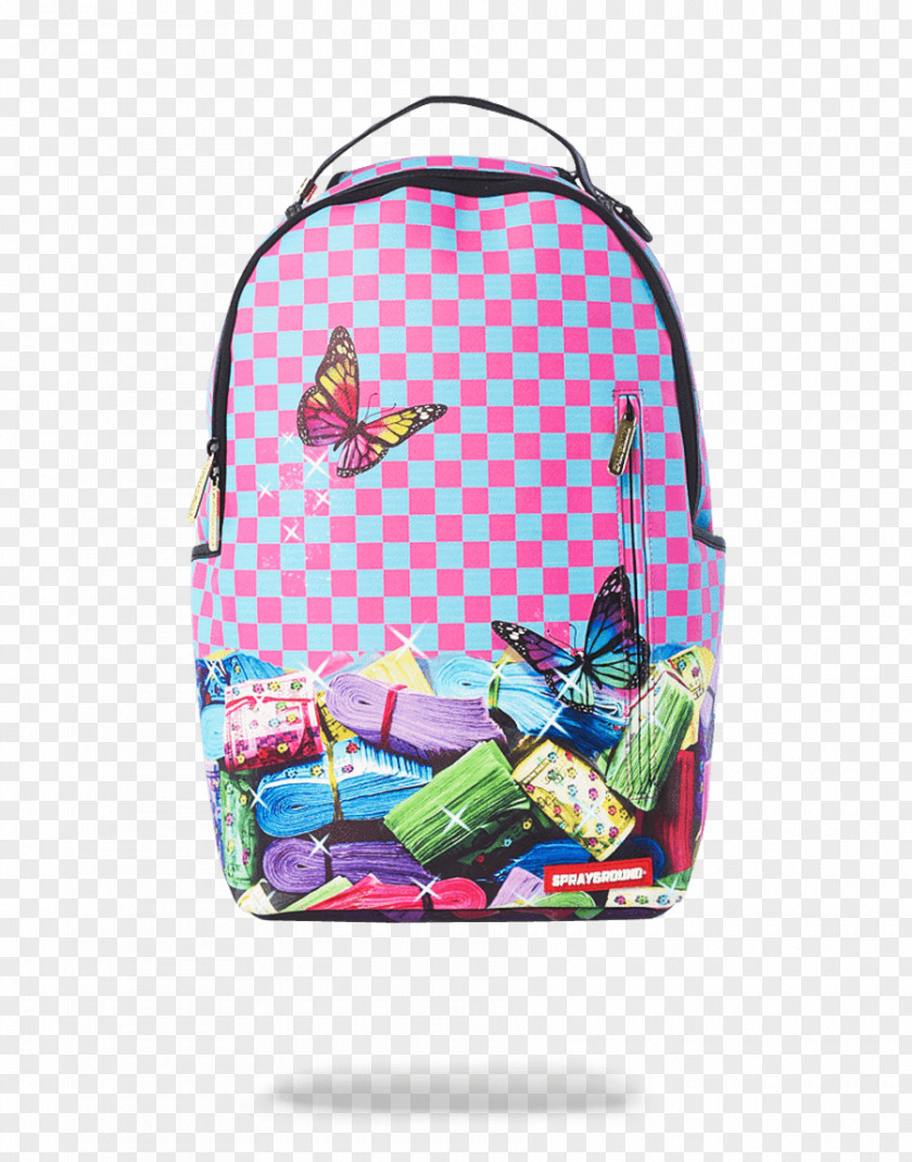 Coolest High School Backpacks Sprayground Backpack Bag Zipper Pocket PNG
