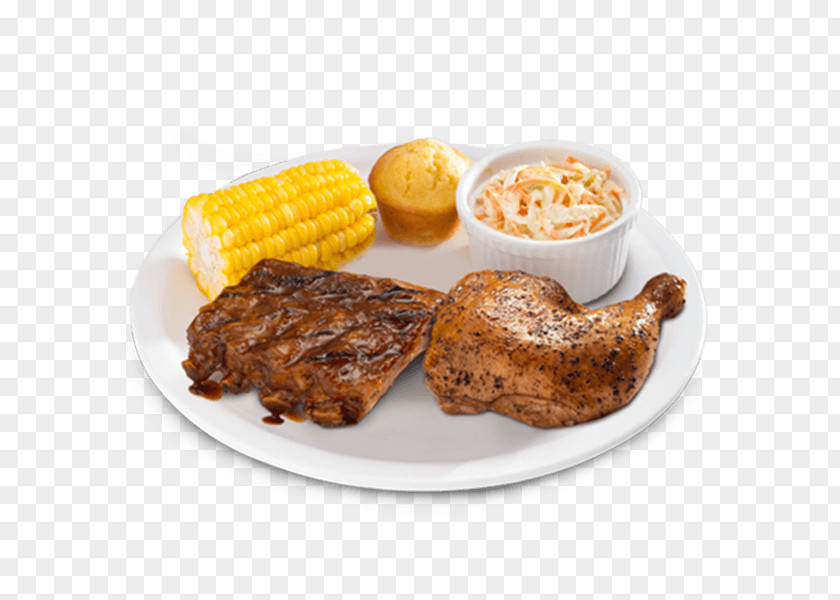 Fried Chicken Spare Ribs Full Breakfast Barbecue PNG