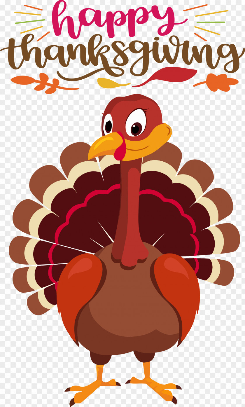 Happy Thanksgiving Turkey PNG