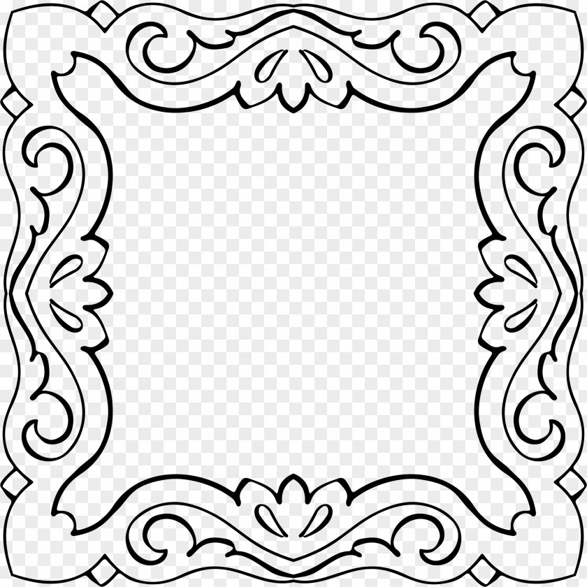 Square Frame Picture Frames Clip Art PNG