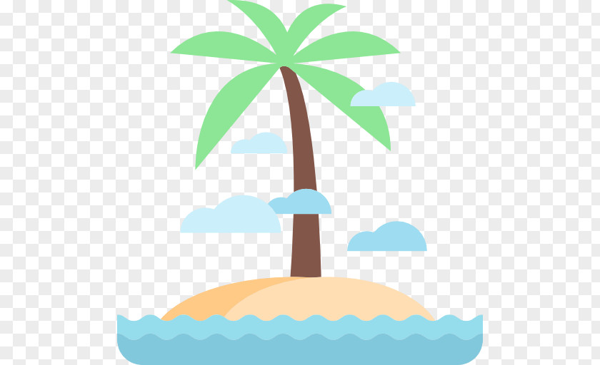 Tropical Island Clip Art PNG