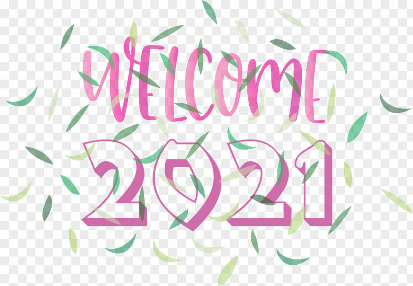 Welcome 2021 Year New PNG