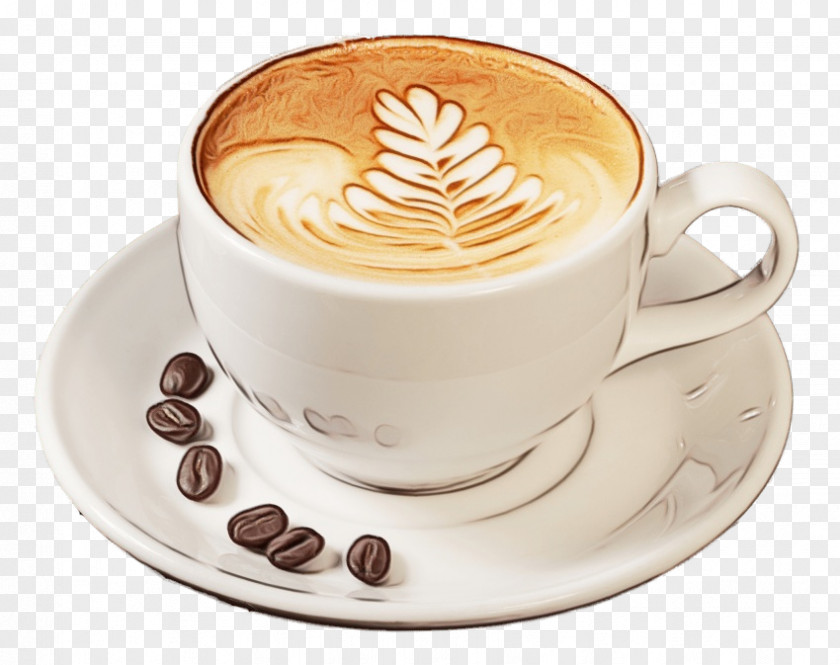 Cappuccino Espresso Coffee Cup PNG