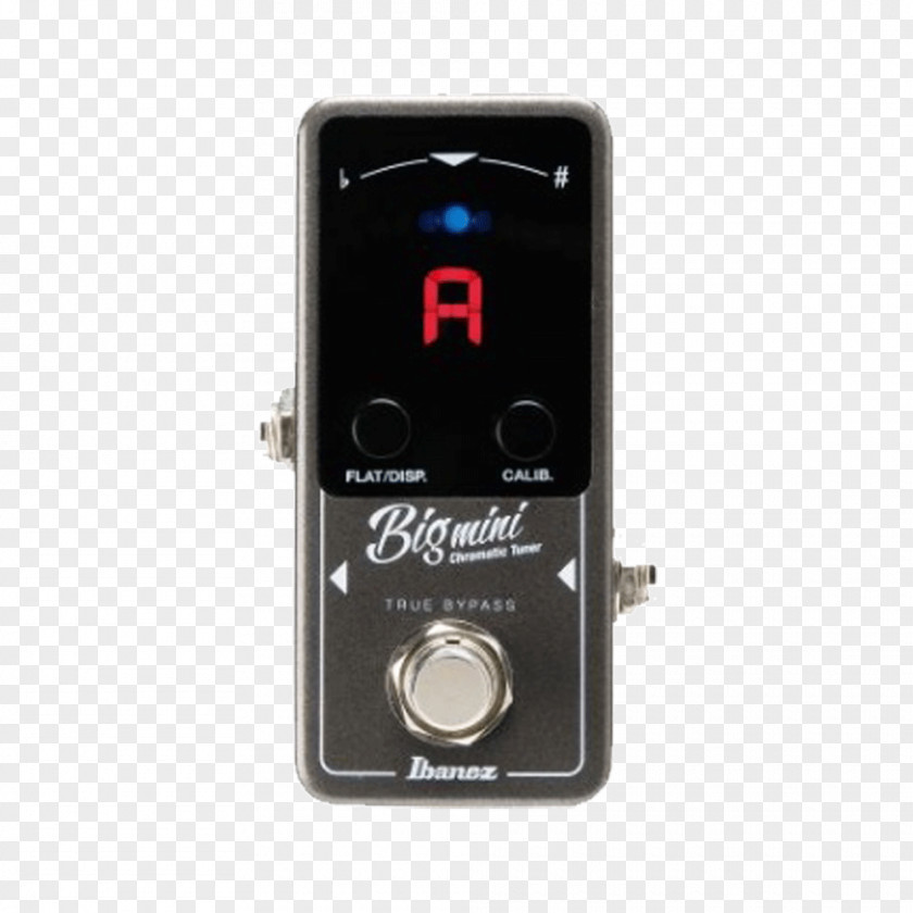 Guitar Pedal Electronic Tuner Ibanez BIGMINI Mini Series Chromatic Effects Processors & Pedals PNG