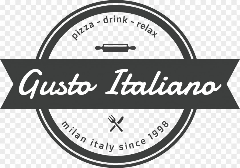 Pizza Kebab Organization Gusto Italiano Brand Logo Font PNG