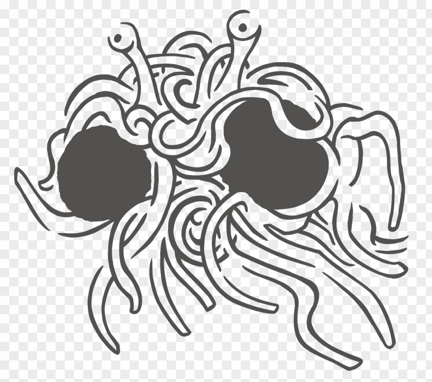 Spaghetti Pasta The Gospel Of Flying Monster With Meatballs Carbonara PNG