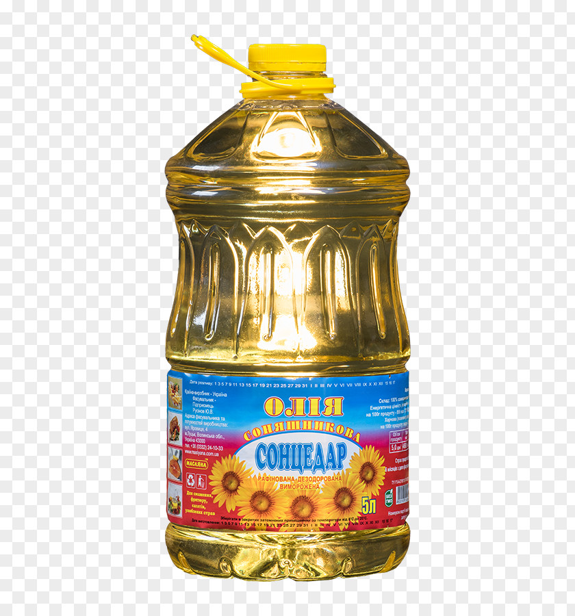 Sunflower Oil Soybean Refining Bottle PNG