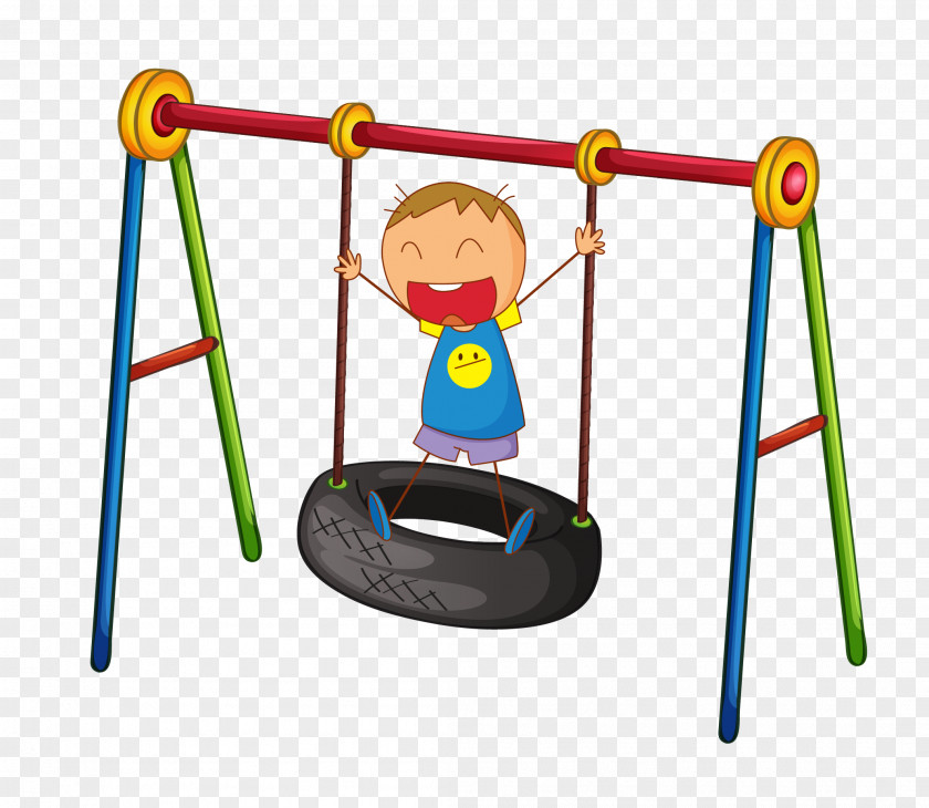 Children Swing Car Tire Clip Art PNG