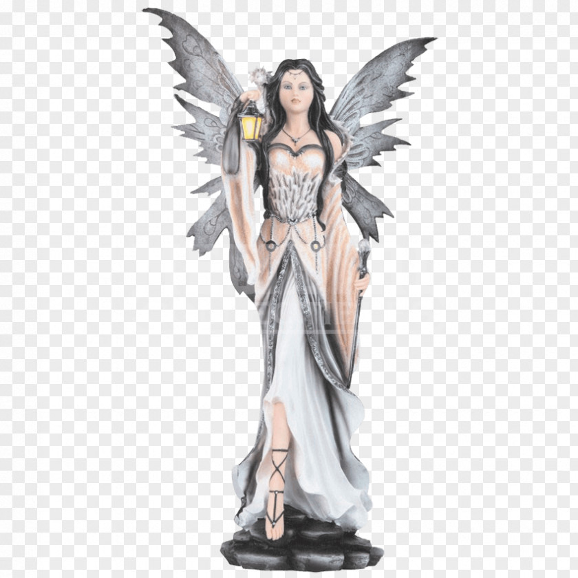 Fairy The With Turquoise Hair Figurine Statue Fantasy PNG