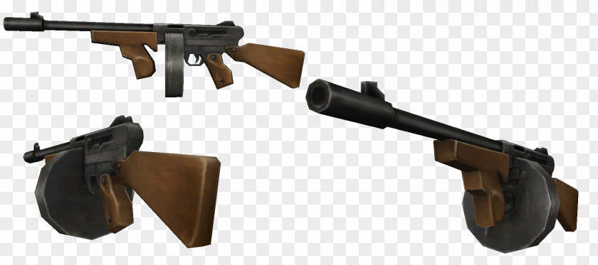 Machine Gun Firearm Weapon Submachine Pistol PNG